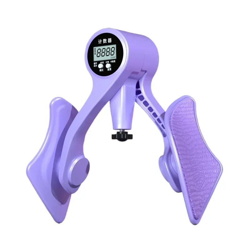 Digital Counter Hip Trainer Leg Trainers Pelvic Floor Muscle Strength Adjustable Leg Exerciser Inner Thigh Fitness Equipment - Checkouts USA