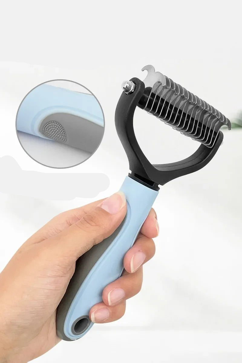 Dog Cat Hair Removal Comb Pet Long Hair Short Hair Pet Grooming Care Brush Trimming Dematting Brush Dog Pet Grooming Equipment - Furbury