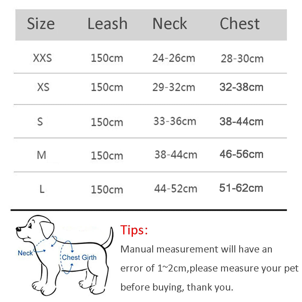 Dog Harness Leash Set for Small Dogs Adjustable Puppy Cat Harness Vest French Bulldog Chihuahua Pug Outdoor Walking Lead Leash - Furbury