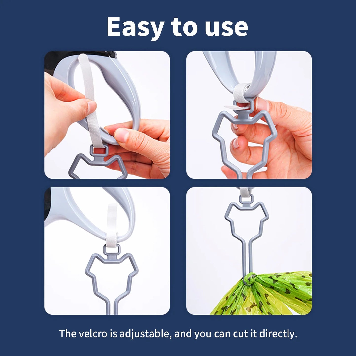 Dog Poop Bag Holder Waste Bag Carrier Dog Leash Dispenser Hands - Free Holder for Dog Poop Bags Dog Cleaning Supplies Products - Furbury