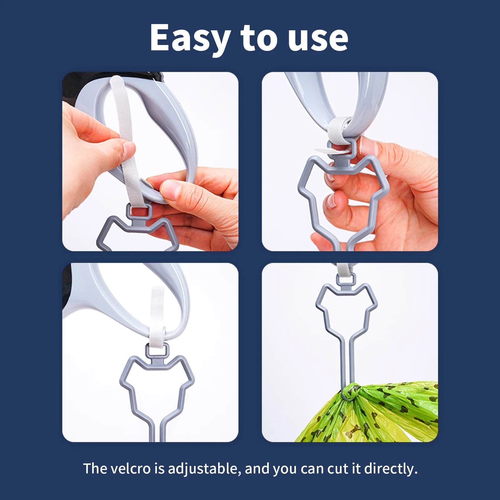 Dog Poop Bag Holder Waste Bag Carrier Dog Leash Dispenser Hands - Free Holder for Dog Poop Bags Dog Cleaning Supplies Products - Furbury