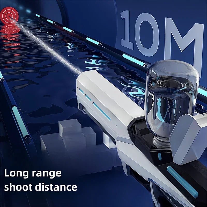 Electric Water Guns For Adults Powerful Squirt Automatic Water Suction Water Blasters Summer Outdoor Beach Toy For boys Kid Gift - Checkouts USA