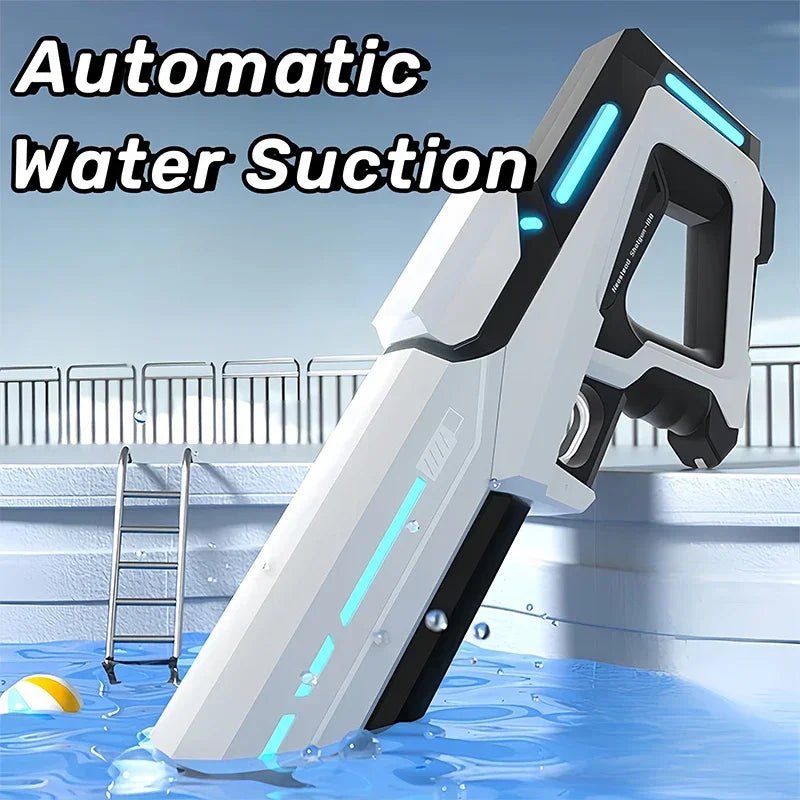 Electric Water Guns For Adults Powerful Squirt Automatic Water Suction Water Blasters Summer Outdoor Beach Toy For boys Kid Gift - Checkouts USA