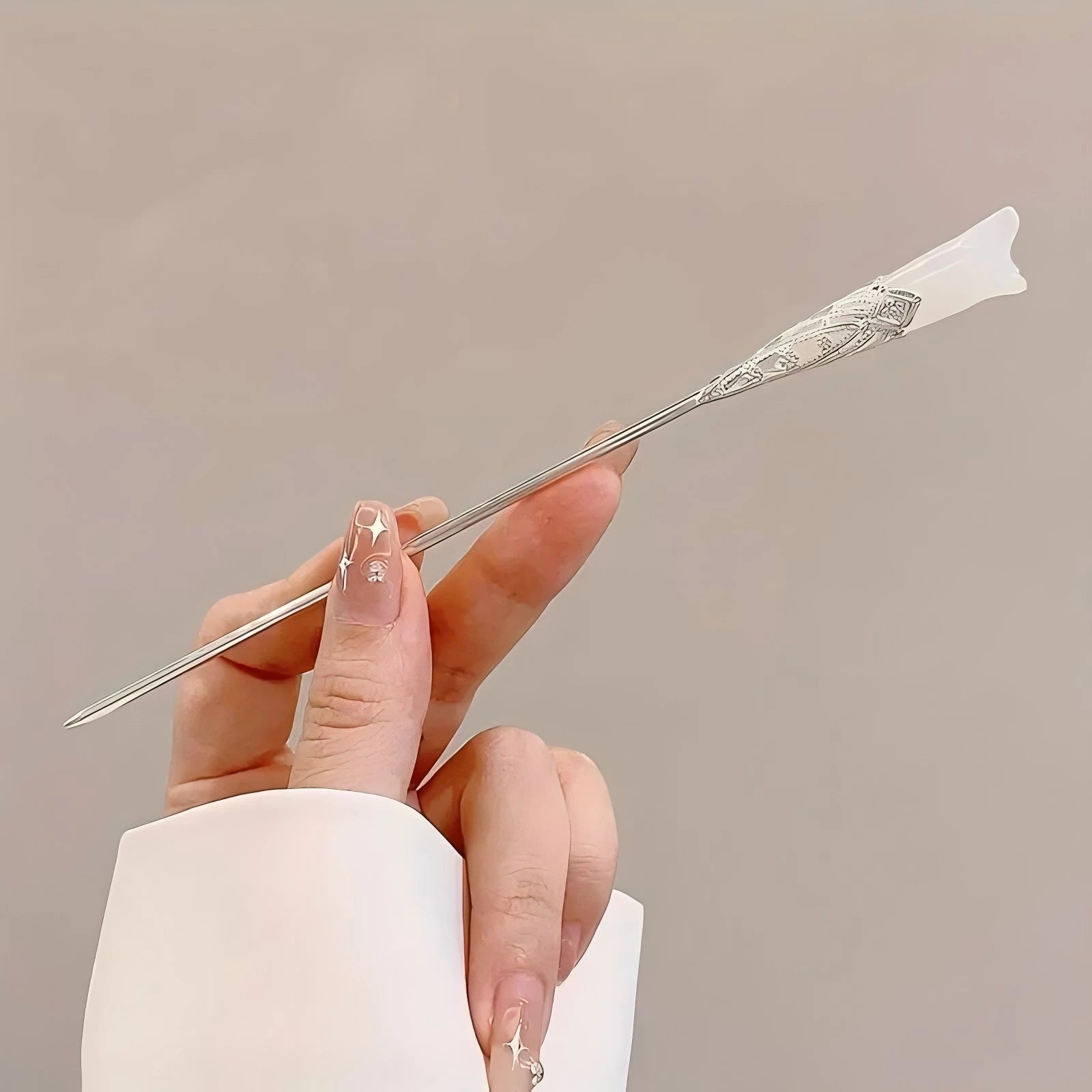 Elegant Chinese Style Hair Clip Tassel Hair Stick Traditional Floral Design Hairstyle Accessory Women Jewelry Hairpin Hairneedle - Checkouts UK