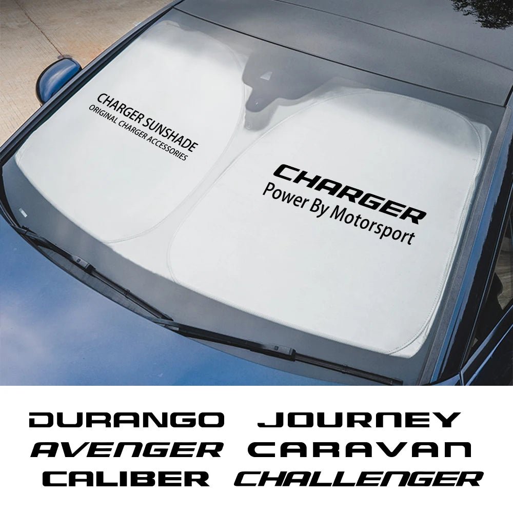 Flodable Car Windshield Sunshade Auto Accessories For Dodge Ram 1500 2019 Journey Nitro Caravan Caliber Challenger Srt Avenger - Checkouts USA