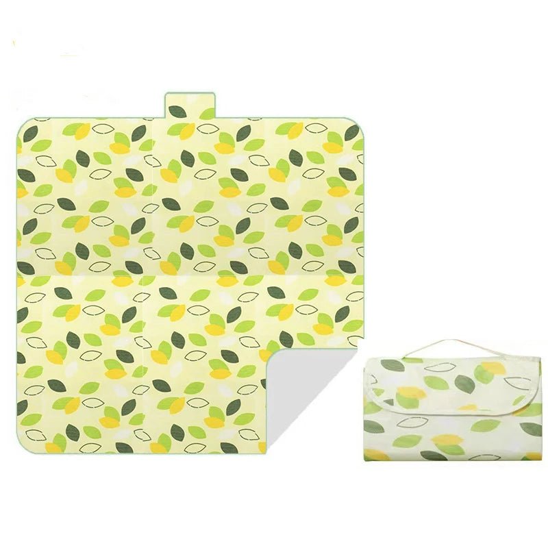 Foldable Picnic Mat Portable Sand Beach Mats Non - woven Fabric Thicken Tent Camping Blanket Pad Moisture - proof Outdoor Picnic Mat - Checkouts UK