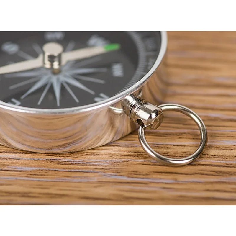 G44 Compass Keychain Pendant Aluminum Alloy Metal Material Portable Gift Mini Pocket Outdoor Adventure Travel Compass - Checkouts UK