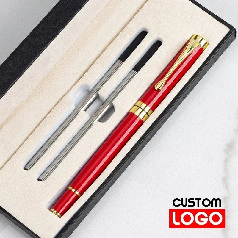 Gift Box Packaging Luxury Metal Ballpoint Pens School Business Office Signature Roller Pen Student Stationery Supplies Writing - Checkouts USA