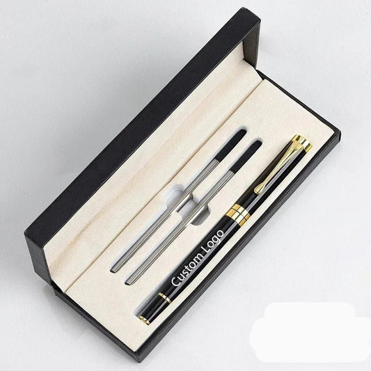 Gift Box Packaging Luxury Metal Ballpoint Pens School Business Office Signature Roller Pen Student Stationery Supplies Writing - Checkouts USA