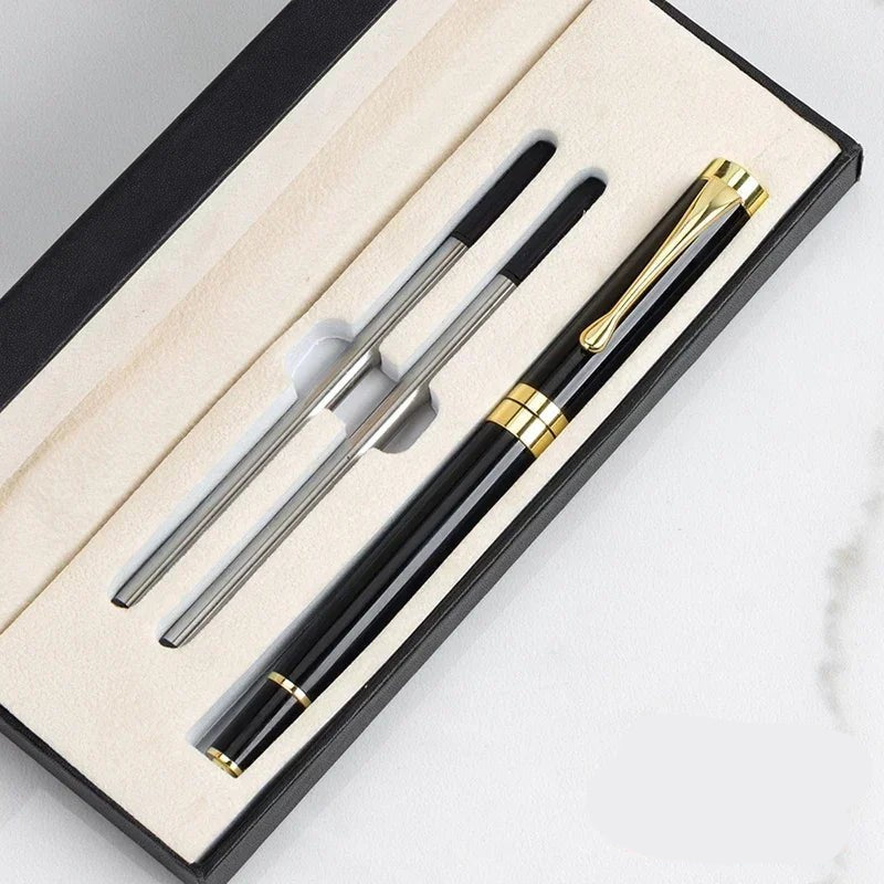 Gift Box Packaging Luxury Metal Ballpoint Pens School Business Office Signature Roller Pen Student Stationery Supplies Writing - Checkouts USA