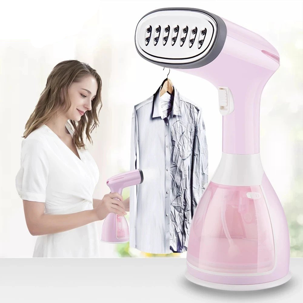 Handheld Garment Steamer 1500W Electric Household Fabric Steam Iron 280ml Portable Vertical Fast - Heat For Clothes Ironing - Checkouts UK