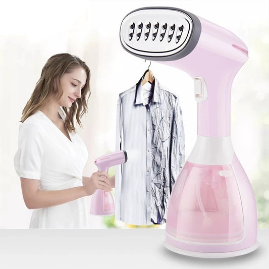 Handheld Garment Steamer 1500W Electric Household Fabric Steam Iron 280ml Portable Vertical Fast - Heat For Clothes Ironing - Checkouts UK