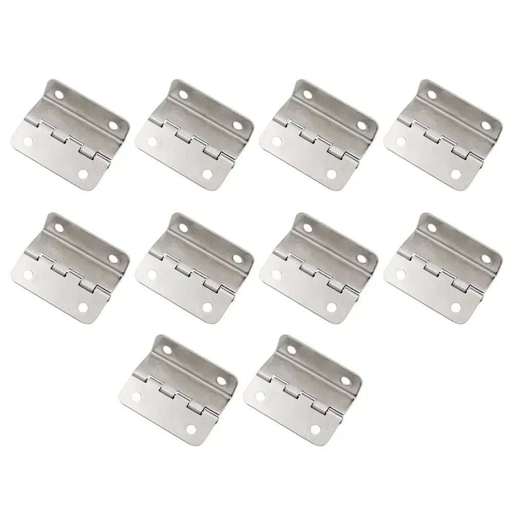 Hardware Hinges 10PCS 4 - Hole Hardware Accessories Hinge Home Furniture Decoration Right Angle Hardware Accessories Home Hardware - Checkouts USA