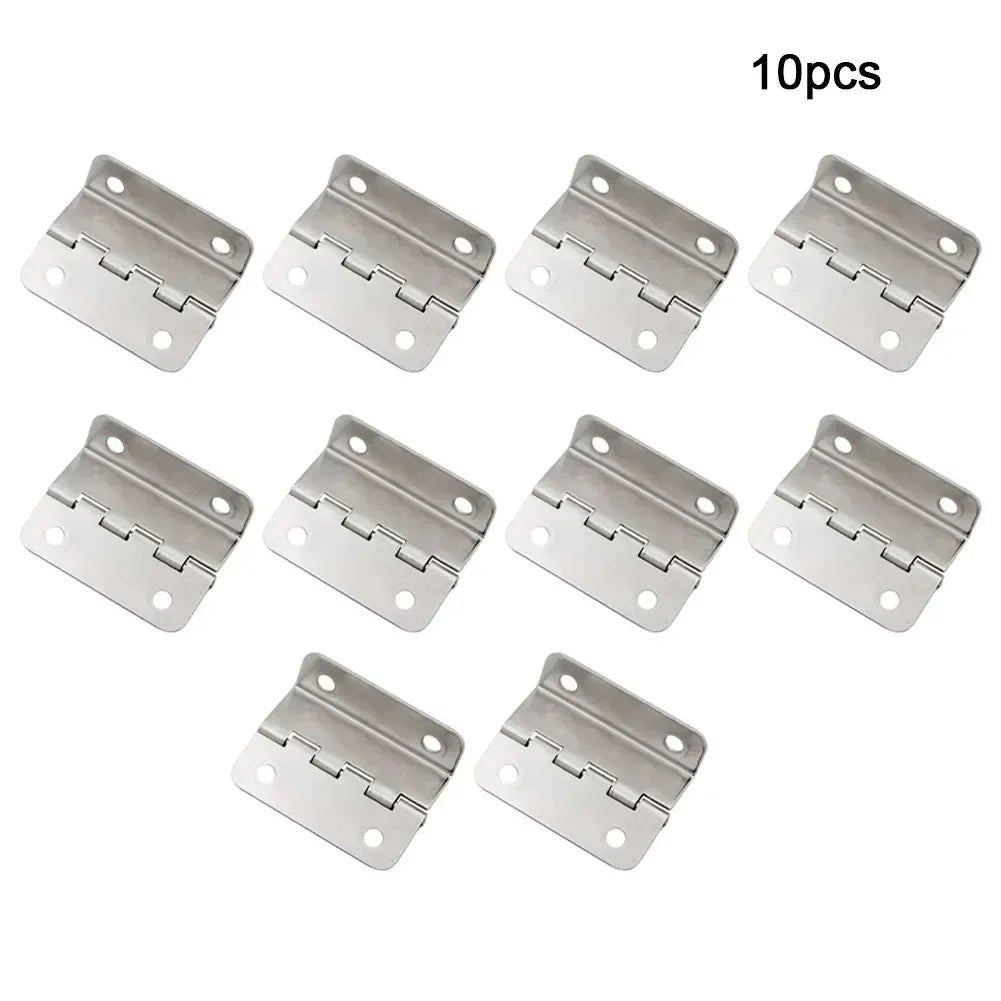 Hardware Hinges 10PCS 4 - Hole Hardware Accessories Hinge Home Furniture Decoration Right Angle Hardware Accessories Home Hardware - Checkouts USA