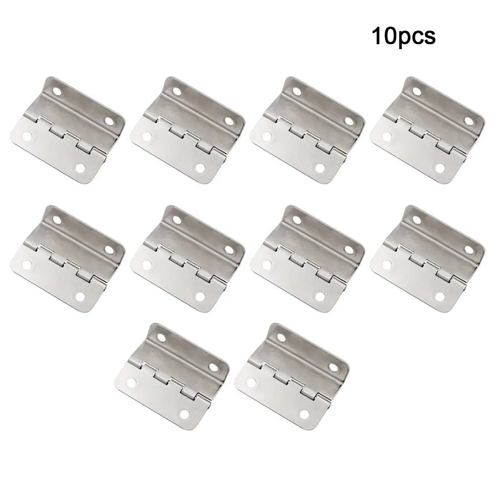 Hardware Hinges 10PCS 4 - Hole Hardware Accessories Hinge Home Furniture Decoration Right Angle Hardware Accessories Home Hardware - Checkouts USA
