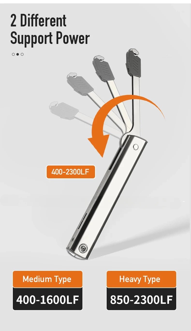 Heavy Duty Hydraulic Cabinet Hinge Randomly Stop Soft Closing Kitchen Hinges Adjustable Door Support Lift Up Door Hardware - Checkouts USA