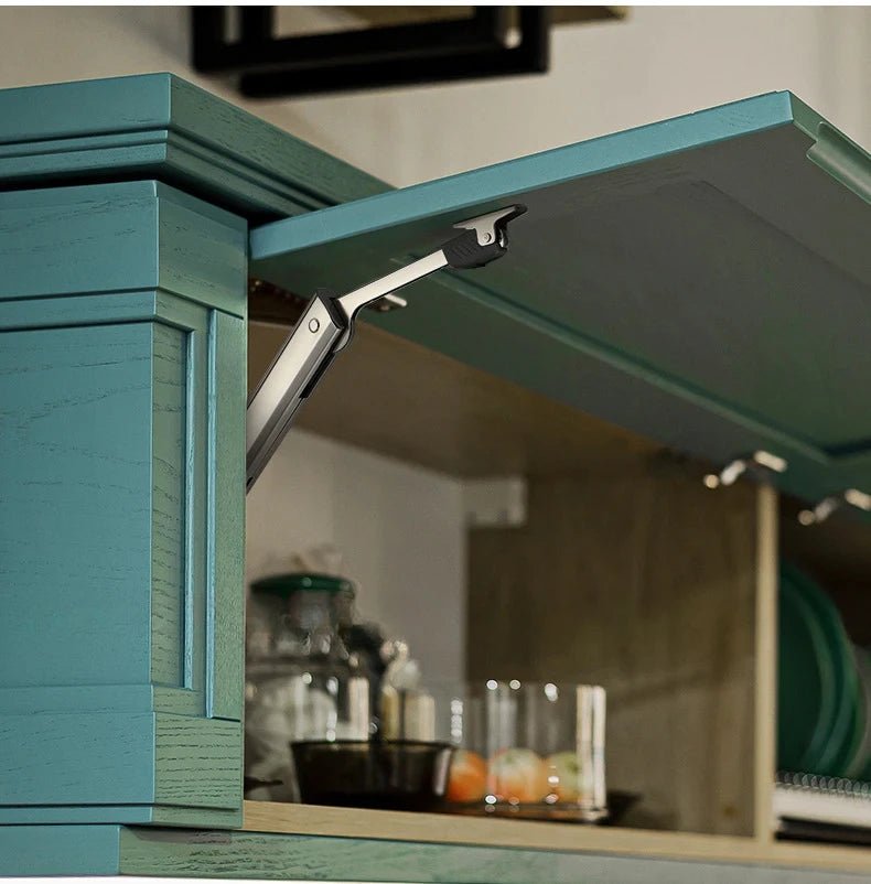 Heavy Duty Hydraulic Cabinet Hinge Randomly Stop Soft Closing Kitchen Hinges Adjustable Door Support Lift Up Door Hardware - Checkouts USA