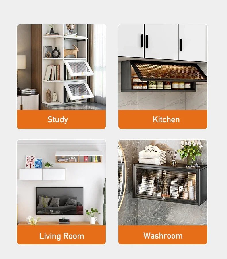 Heavy Duty Hydraulic Cabinet Hinge Randomly Stop Soft Closing Kitchen Hinges Adjustable Door Support Lift Up Door Hardware - Checkouts USA