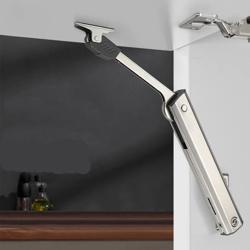 Heavy Duty Hydraulic Cabinet Hinge Randomly Stop Soft Closing Kitchen Hinges Adjustable Door Support Lift Up Door Hardware - Checkouts USA