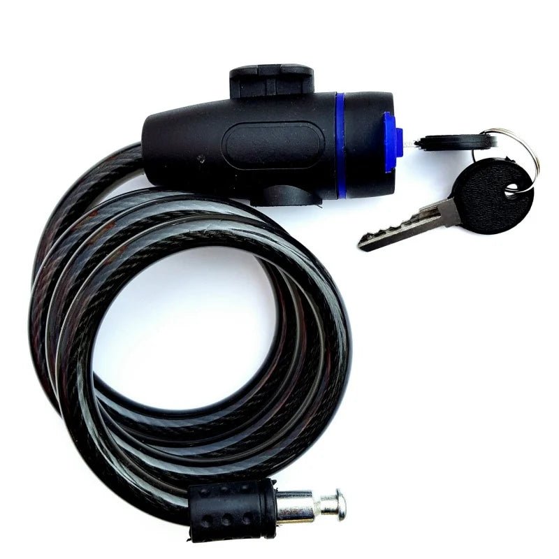 Heavy Duty Motorcycle Chain Lock 80cm Metal Anti Theft Bike Lock with 2 Keys for Maximum Security and Reinforcement of Bicycle - Checkouts UK