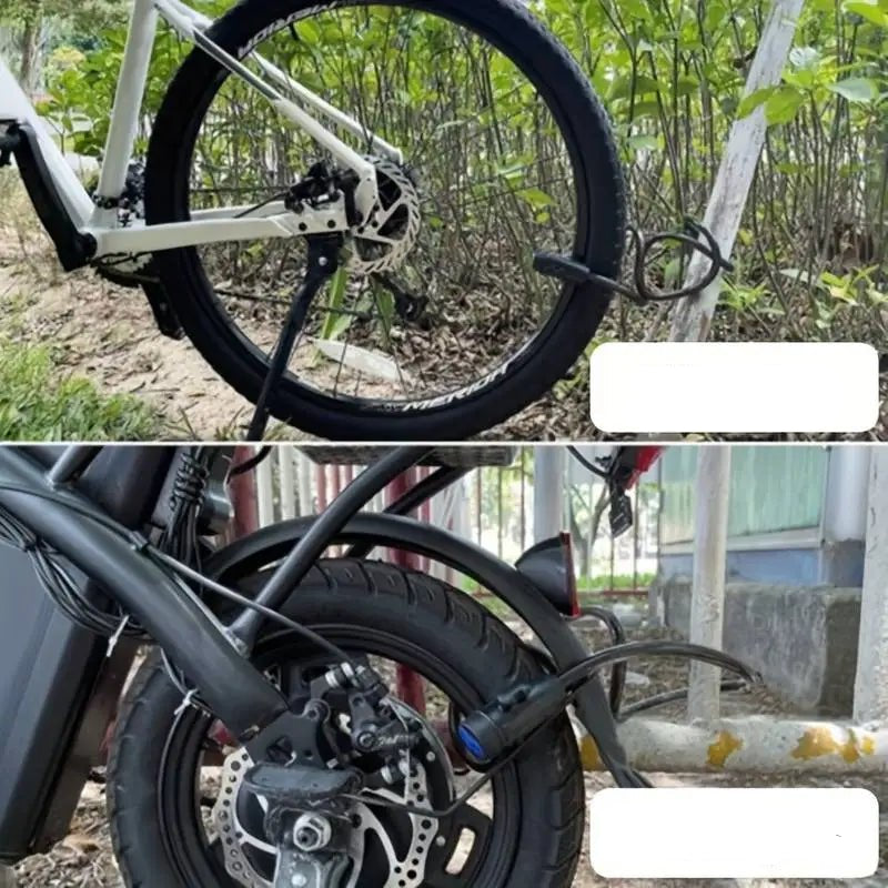 Heavy Duty Motorcycle Chain Lock 80cm Metal Anti Theft Bike Lock with 2 Keys for Maximum Security and Reinforcement of Bicycle - Checkouts UK