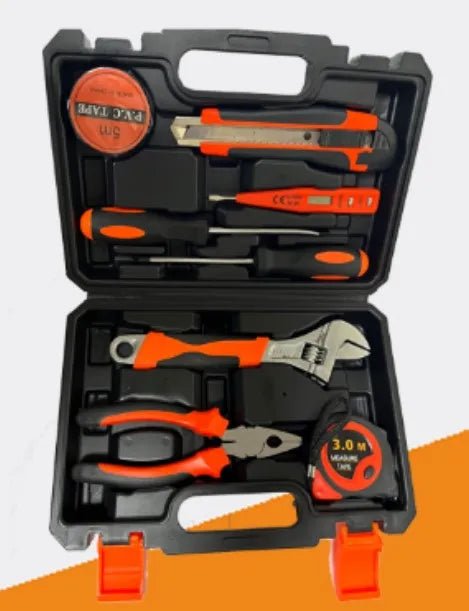 Household Hardware Tools Combination Set Car Maintenance Tools Electric Drill Impact Drill Set Toolbox - Checkouts USA