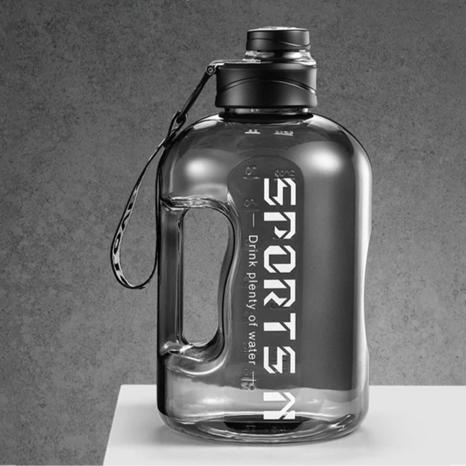 Insulated Water Bottles with Straw Gym Traveling Hiking Camping Hot Water Bottle for Men Women Leakproof Fitness Bottle - Checkouts UK