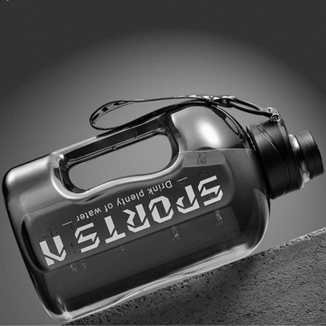 Insulated Water Bottles with Straw Gym Traveling Hiking Camping Hot Water Bottle for Men Women Leakproof Fitness Bottle - Checkouts UK