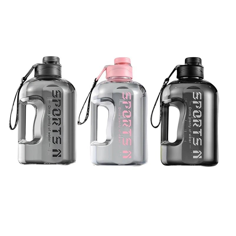 Insulated Water Bottles with Straw Gym Traveling Hiking Camping Hot Water Bottle for Men Women Leakproof Fitness Bottle - Checkouts UK