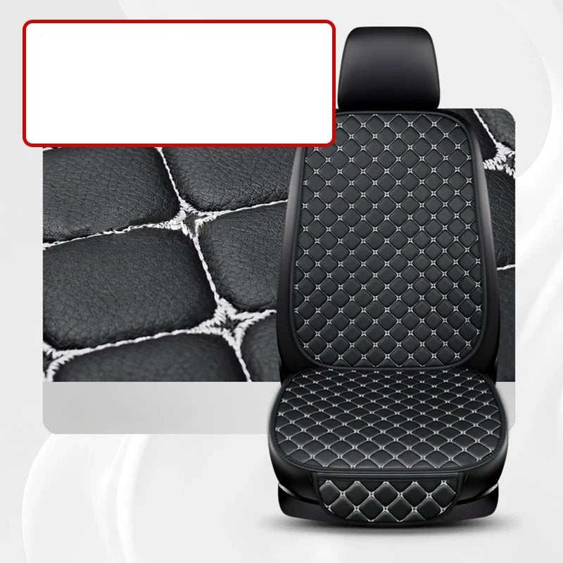 Kcimo Universal Pu Leather Car Seat Cover Seat Back Soft Cushion Minimalism Seat Cushion Chair Carpet Pad Auto Accessories - Checkouts UK