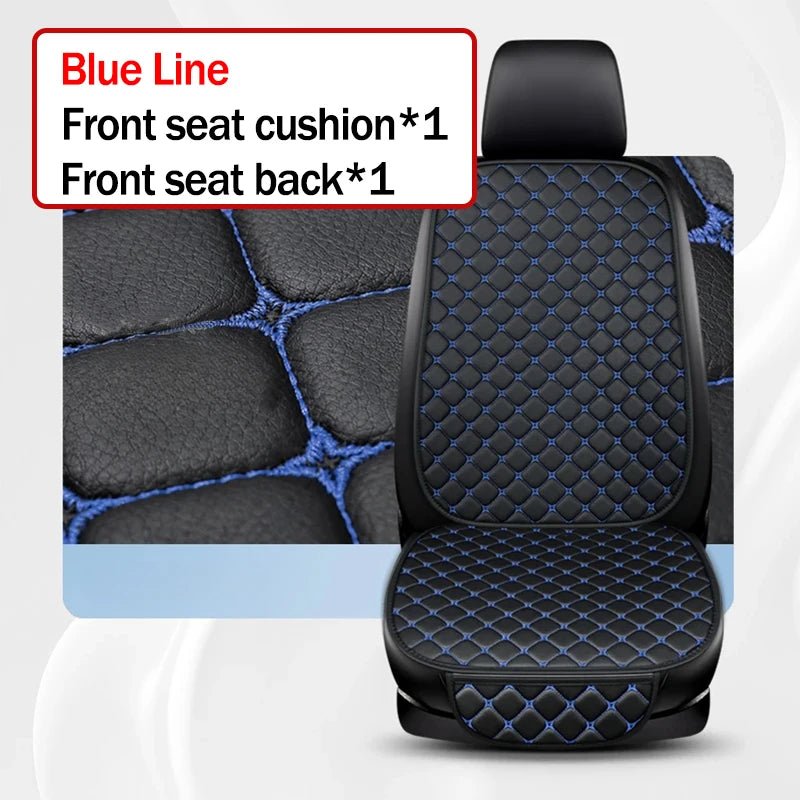 Kcimo Universal Pu Leather Car Seat Cover Seat Back Soft Cushion Minimalism Seat Cushion Chair Carpet Pad Auto Accessories - Checkouts UK
