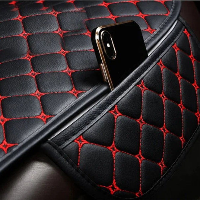 Kcimo Universal Pu Leather Car Seat Cover Seat Back Soft Cushion Minimalism Seat Cushion Chair Carpet Pad Auto Accessories - Checkouts UK