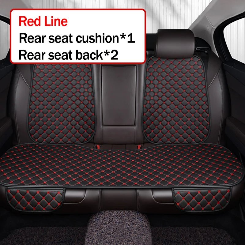 Kcimo Universal Pu Leather Car Seat Cover Seat Back Soft Cushion Minimalism Seat Cushion Chair Carpet Pad Auto Accessories - Checkouts UK