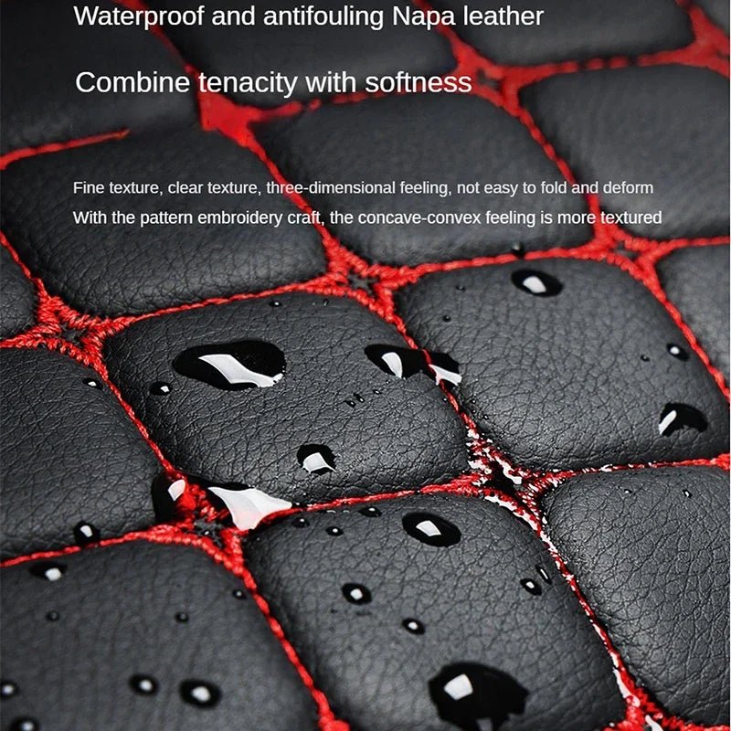 Kcimo Universal Pu Leather Car Seat Cover Seat Back Soft Cushion Minimalism Seat Cushion Chair Carpet Pad Auto Accessories - Checkouts UK