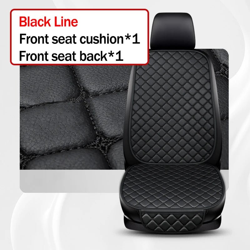 Kcimo Universal Pu Leather Car Seat Cover Seat Back Soft Cushion Minimalism Seat Cushion Chair Carpet Pad Auto Accessories - Checkouts UK