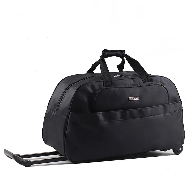Large Capaci Lage Bag Travel Bag Handheld Carry - On Suitcase Lightweight ort Trip Bag for Men And Women Ox Cloth Pu... - Checkouts UK