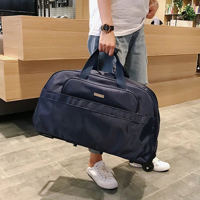 Large Capaci Lage Bag Travel Bag Handheld Carry - On Suitcase Lightweight ort Trip Bag for Men And Women Ox Cloth Pu... - Checkouts UK
