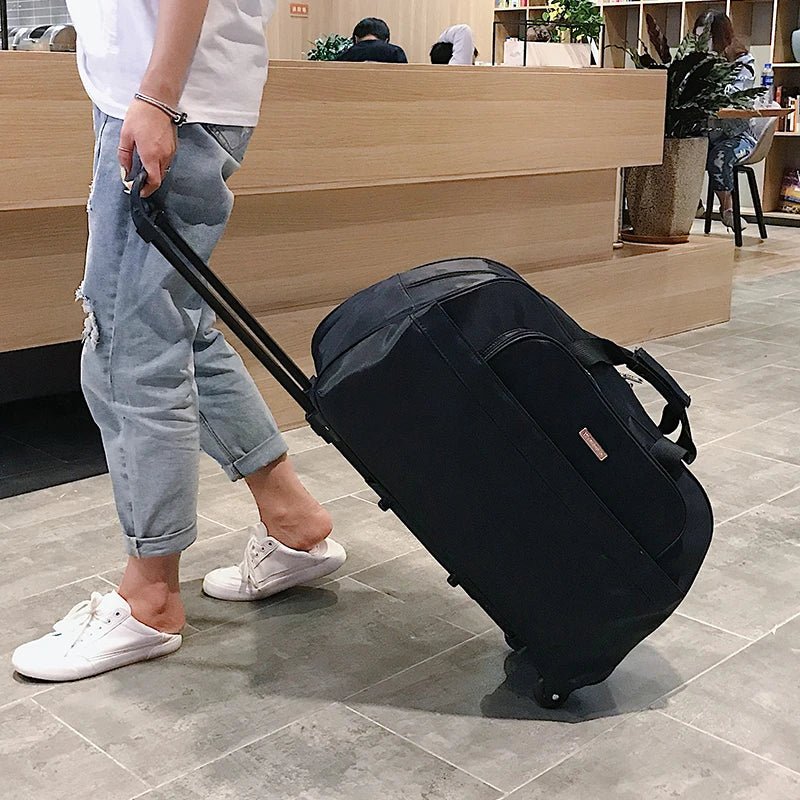 Large Capaci Lage Bag Travel Bag Handheld Carry - On Suitcase Lightweight ort Trip Bag for Men And Women Ox Cloth Pu... - Checkouts UK