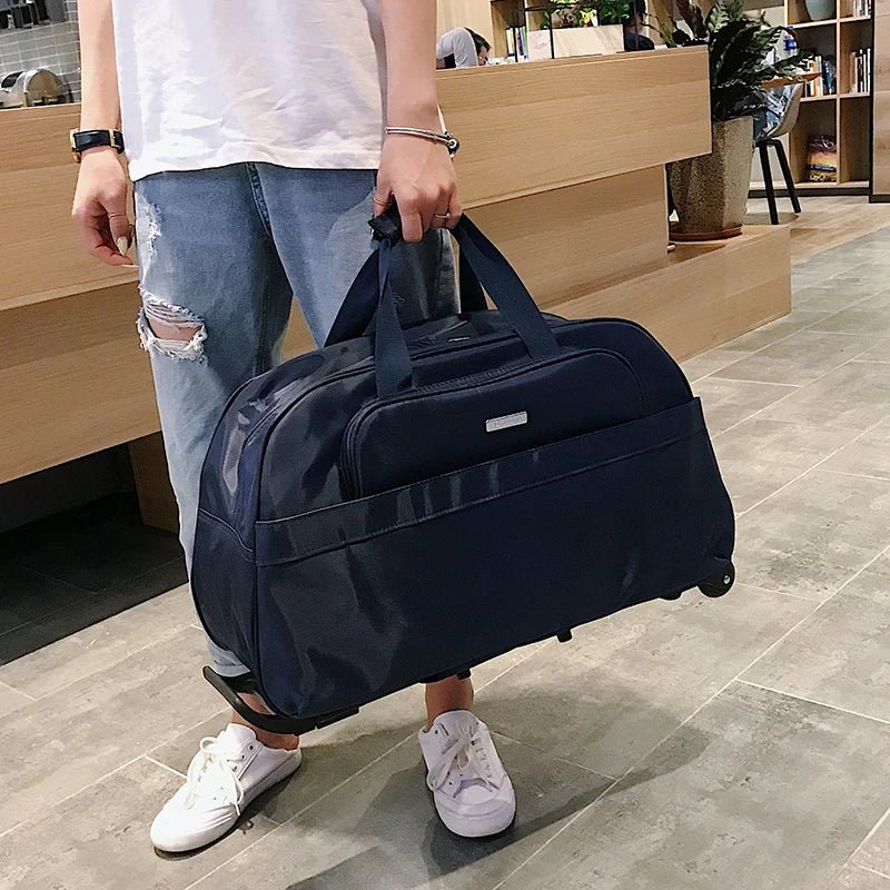 Large Capaci Lage Bag Travel Bag Handheld Carry - On Suitcase Lightweight ort Trip Bag for Men And Women Ox Cloth Pu... - Checkouts UK