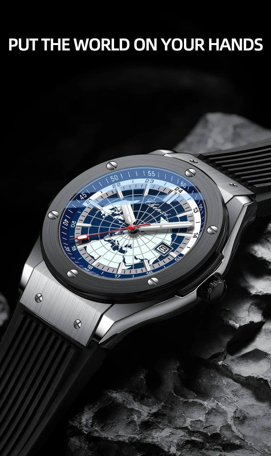 Men Quartz Watch Casual Luxury Sport Brand World Map Military Waterproof Wrist Watch for Male relogios masculino - Checkouts USA