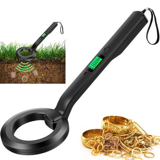 Metal Detector IP66 Waterproof Portable High Sensitivity Metal Detector Underground UnderwaterMultipurpose Metal Finder - Checkouts UK