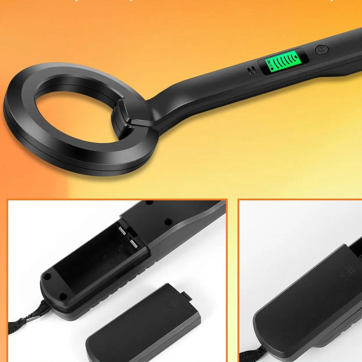 Metal Detector IP66 Waterproof Portable High Sensitivity Metal Detector Underground UnderwaterMultipurpose Metal Finder - Checkouts UK