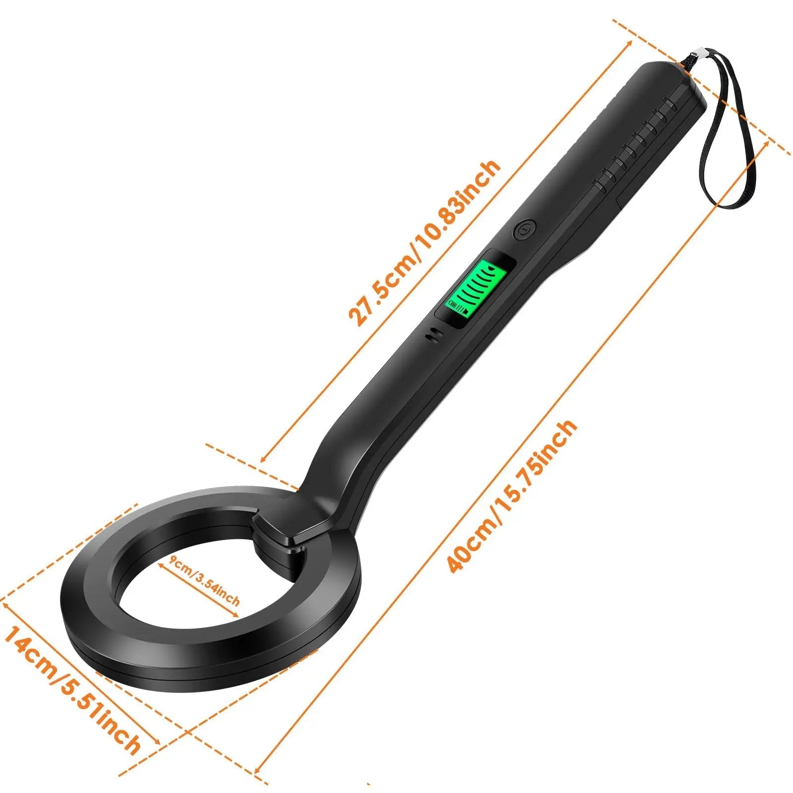 Metal Detector IP66 Waterproof Portable High Sensitivity Metal Detector Underground UnderwaterMultipurpose Metal Finder - Checkouts UK