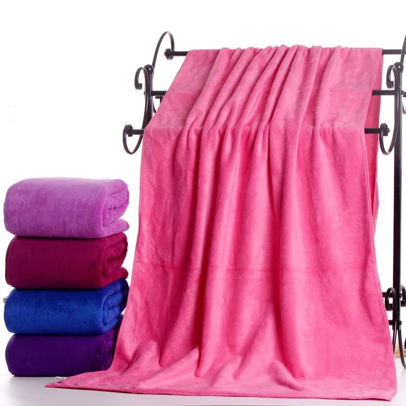 Microfiber bath towel, super large, soft, high absorption and quick - drying, sports, travel, no fading, multi - functional use - Checkouts UK