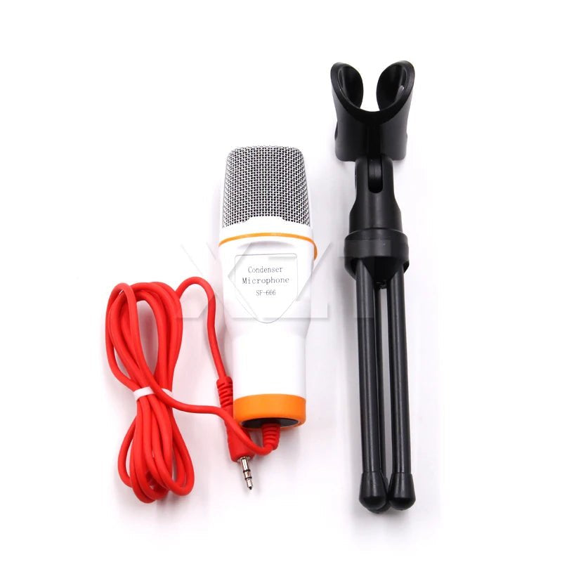 Microphone Professional Sound Podcast Studio microphone for computer Laptop Skype Singing Desktop speech meeting - Checkouts UK