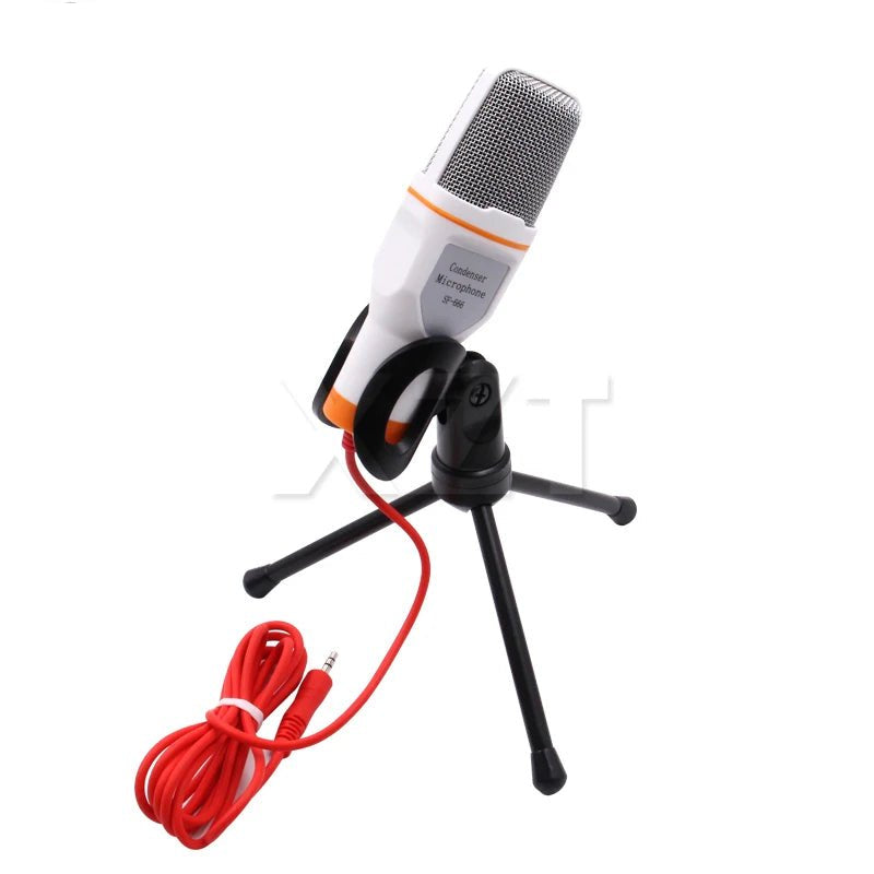Microphone Professional Sound Podcast Studio microphone for computer Laptop Skype Singing Desktop speech meeting - Checkouts UK