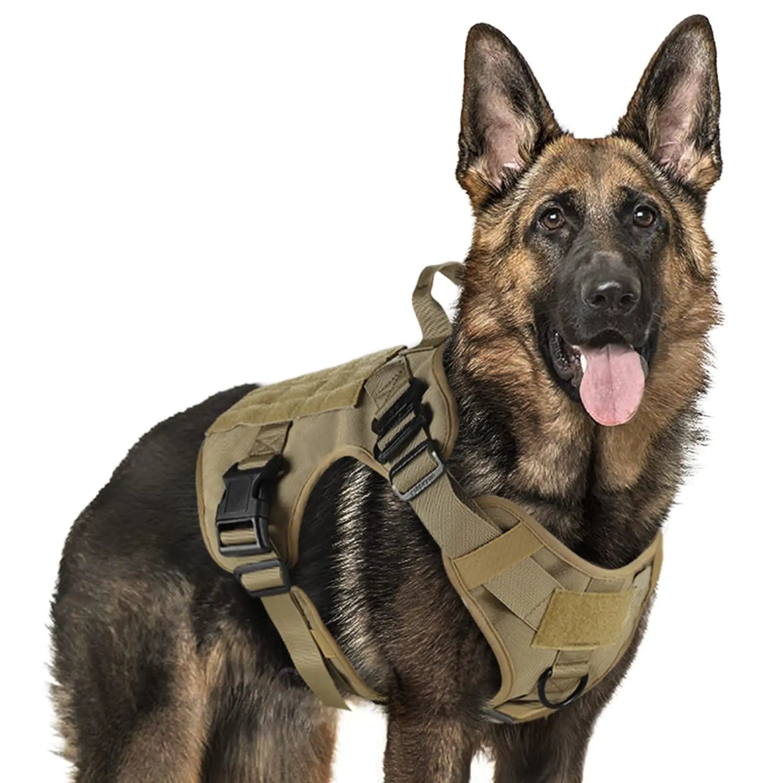 Military Large Dog Harness Training Pet Vest for French Bulldog German Shepherd Malinois Tactical Harnesses For Dogs Accessories - Checkouts UK