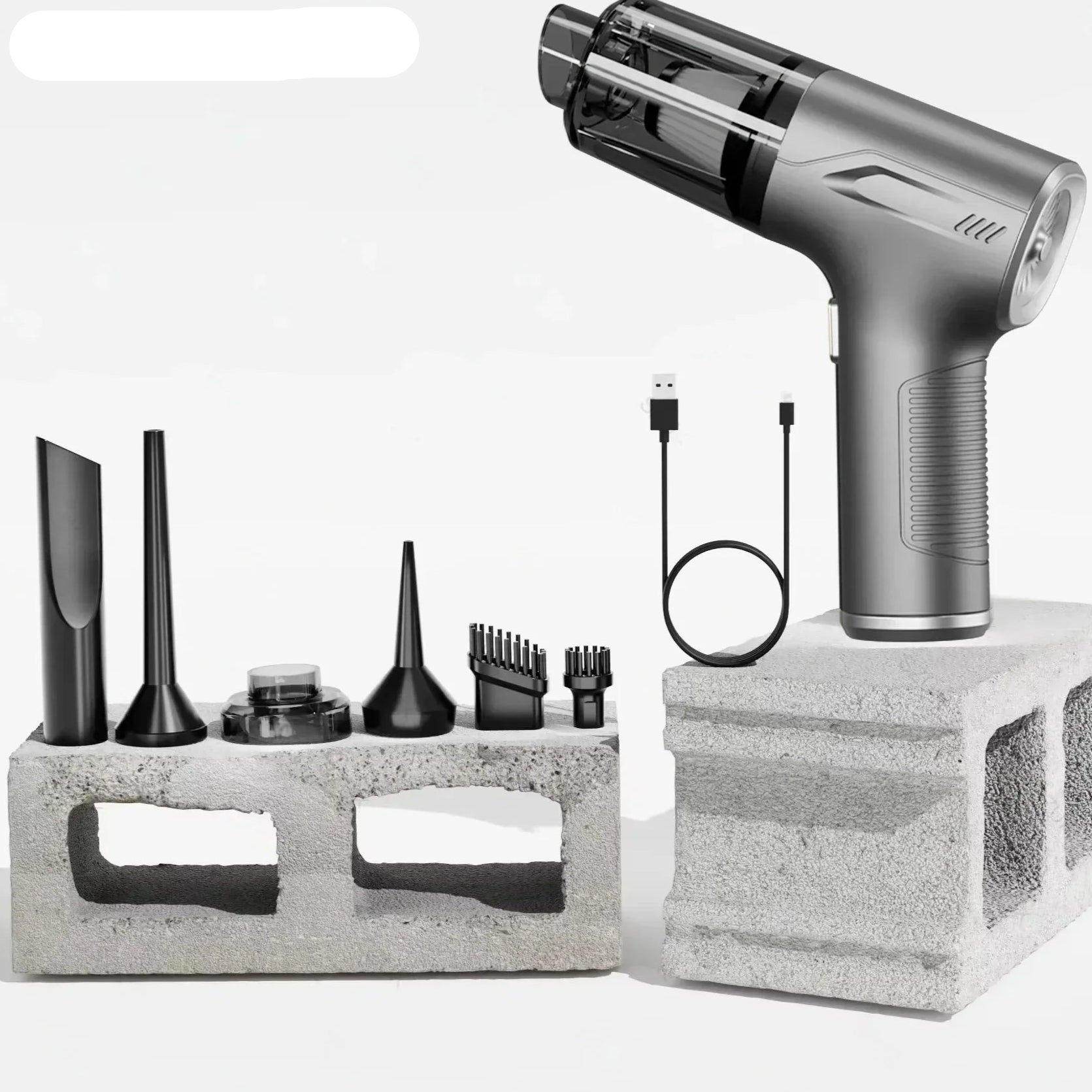 Mini Car Vacuum Cleanerhttps://ae01.alicdn.com/kf/S3375576ed4e646eaaa4779af981e0506D.png Cordless Powerful Wireless Car Cleaner HandHeld Portable Vacuum Cleaner Air Gun - Checkouts UK