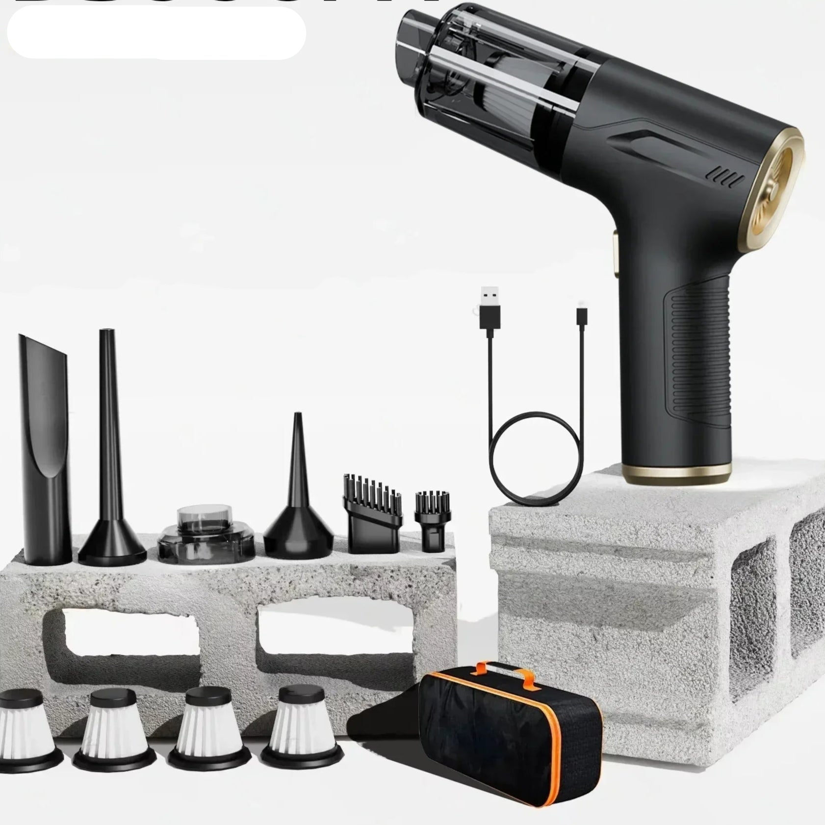 Mini Car Vacuum Cleanerhttps://ae01.alicdn.com/kf/S3375576ed4e646eaaa4779af981e0506D.png Cordless Powerful Wireless Car Cleaner HandHeld Portable Vacuum Cleaner Air Gun - Checkouts UK