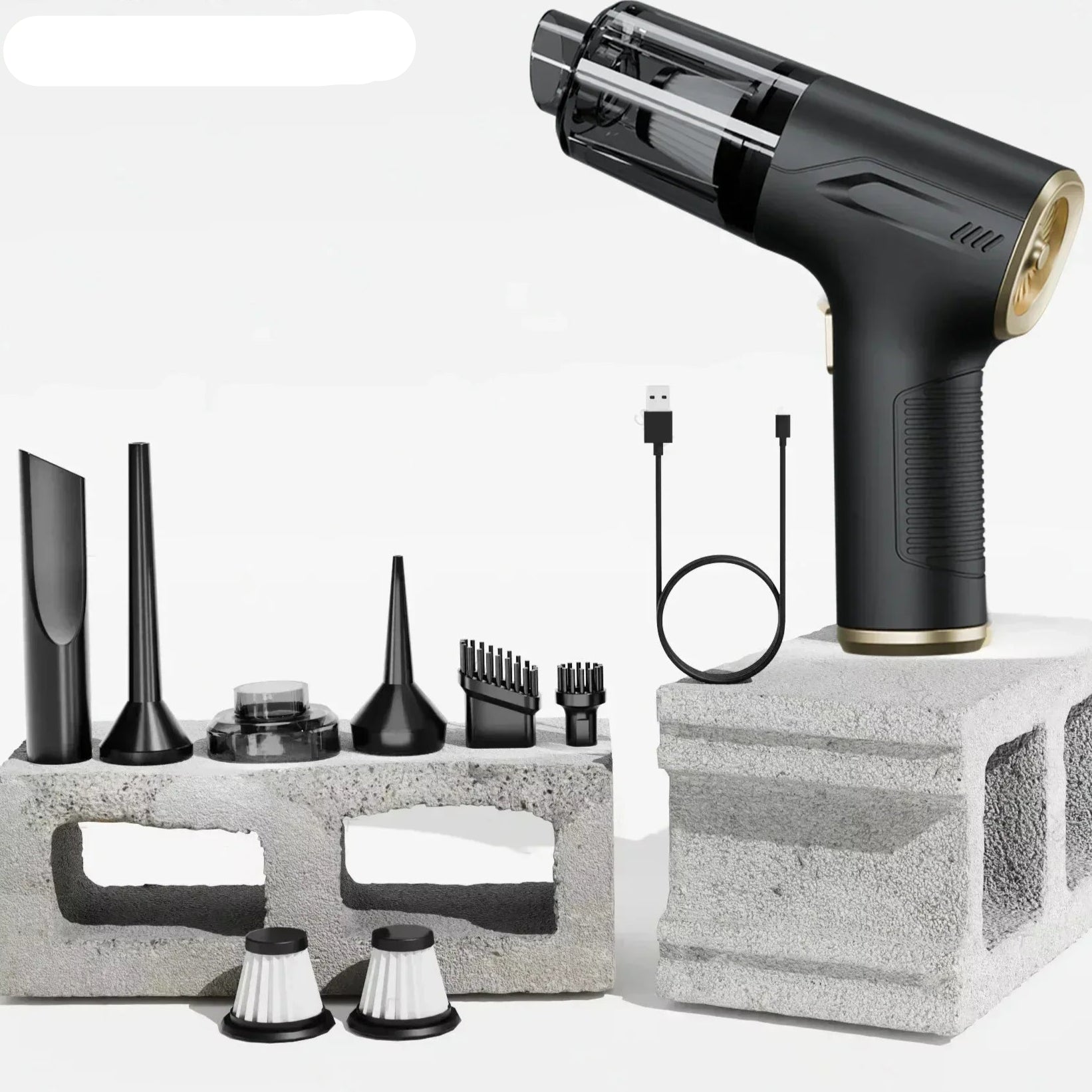 Mini Car Vacuum Cleanerhttps://ae01.alicdn.com/kf/S3375576ed4e646eaaa4779af981e0506D.png Cordless Powerful Wireless Car Cleaner HandHeld Portable Vacuum Cleaner Air Gun - Checkouts UK